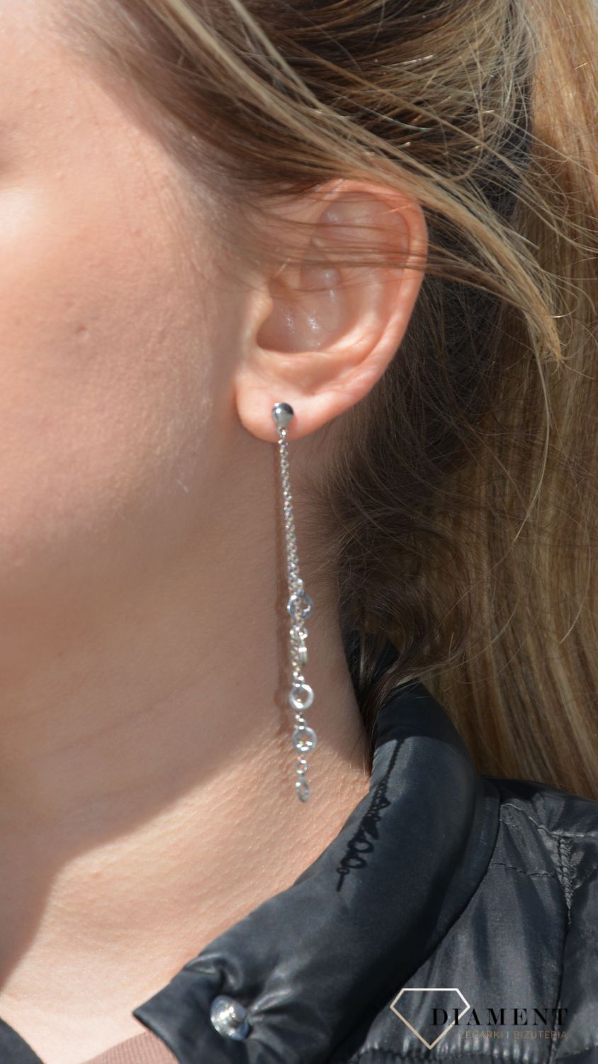 Kolczyki srebrne Dall'Acqua Favore ✓Srebrne Kolczyki Damskie w Sklepie z Biżuterią zegarki-diament.pl✓Piękne i Eleganckie Kolczyki dla Kobiet✓Prawdziwe Srebro✓Darmowa wysyłka✓.jpg